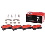 Brembo P65040N Disc Brake Pad Set - Rear - view 4
