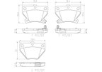 Brembo P83052N Disc Brake Pad Set - Rear - view 4
