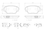 Brembo P83055N Disc Brake Pad Set - Front - view 3