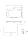 Brembo P83058N Disc Brake Pad Set - Front - view 3