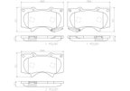 Brembo P83066N Disc Brake Pad Set - Front - view 3