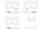 Brembo P83107N Disc Brake Pad Set - Front - view 3