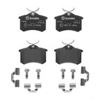 Brembo P85020 Disc Brake Pad Set - Rear - view 1