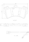 Brembo P85065N Disc Brake Pad Set - Front - view 3