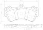 Brembo P85069N Disc Brake Pad Set - Front - view 4