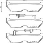 Brembo P85078 Disc Brake Pad Set - Front - view 3