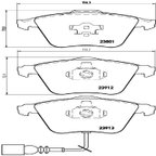 Brembo P85079 Disc Brake Pad Set - Front - view 3