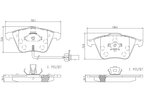 Brembo P85084N Disc Brake Pad Set - Front - view 3