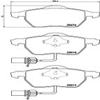 Brembo P85085 Disc Brake Pad Set - Front - view 3