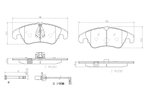 Brembo P85098N Disc Brake Pad Set - Front - view 4