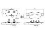 Brembo P85102N Disc Brake Pad Set - Front - view 1