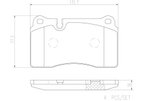 Brembo P85116N Disc Brake Pad Set - Front - view 4