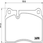 Brembo P85116 Disc Brake Pad Set - Front - view 3