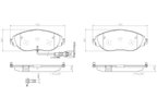 Brembo P85131N Disc Brake Pad Set - Front - view 4