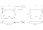 Brembo P85152N Disc Brake Pad Set - Front or Rear - view 2