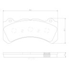 Brembo P86034N Disc Brake Pad Set - Front - view 3