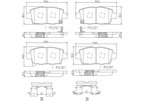 Brembo P99004N Disc Brake Pad Set - Front - view 2
