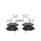 Bosch BC1729 Disc Brake Pad Set - Rear - view 4