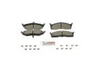 Bosch BC642A Disc Brake Pad Set - Front - view 1
