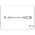 Corteco 19020443 Brake Hydraulic Hose - Front - view 1