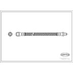 Corteco 19031170 Brake Hydraulic Hose - Rear - view 1