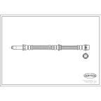 Corteco 19032136 Brake Hydraulic Hose - Rear - view 1
