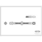 Corteco 19032372 Brake Hydraulic Hose - Front - view 1