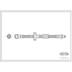 Corteco 19034259 Brake Hydraulic Hose - Front - view 1