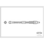 Corteco 19034260 Brake Hydraulic Hose - Front - view 1