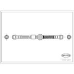 Corteco 19034269 Brake Hydraulic Hose - Front - view 1