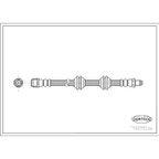 Corteco 19035289 Brake Hydraulic Hose - Rear - view 1
