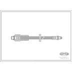 Corteco 19035313 Brake Hydraulic Hose - Rear - view 1