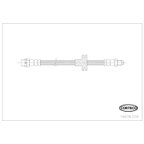 Corteco 19036339 Brake Hydraulic Hose - Front - view 1