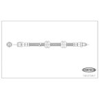 Corteco 19037267 Brake Hydraulic Hose - Rear - view 1