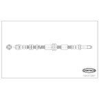 Corteco 19037287 Brake Hydraulic Hose - Rear - view 1