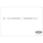 Corteco 49373607 Brake Hydraulic Hose - Rear Left or Rear Right - view 1