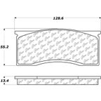 Centric 102.00110 Disc Brake Pad Set - Front - view 6