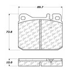 Centric 102.01450 Disc Brake Pad Set - Front - view 5