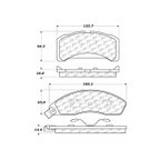 Centric 102.01520 Disc Brake Pad Set - Front - view 6