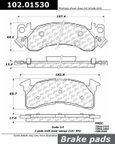 Centric 102.01530 Disc Brake Pad Set - Front - view 1