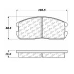 Centric 102.02990 Disc Brake Pad Set - Front - view 5