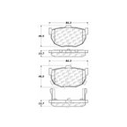 Centric 102.03230 Disc Brake Pad Set - Rear - view 6