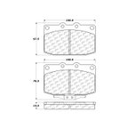 Centric 102.03310 Disc Brake Pad Set - Front - view 6