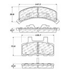 Centric 102.03680 Disc Brake Pad Set - Front - view 5