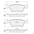 Centric 102.03810 Disc Brake Pad Set - Rear - view 5