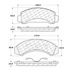 Centric 102.03870 Disc Brake Pad Set - Front - view 5