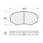 Centric 102.03890 Disc Brake Pad Set - Front - view 6