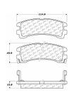 Centric 102.04010 Disc Brake Pad Set - Rear - view 5