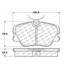 Centric 102.04230 Disc Brake Pad Set - Front - view 5
