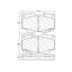Centric 102.04360 Disc Brake Pad Set - Front - view 7